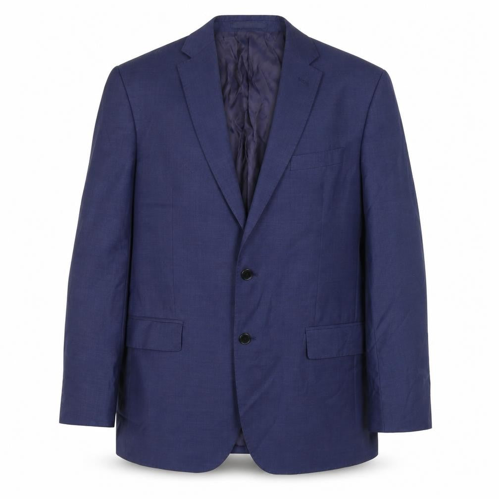 Autograph Mens Blue Polyester Jacket Suit Jacket Size 42 Regular