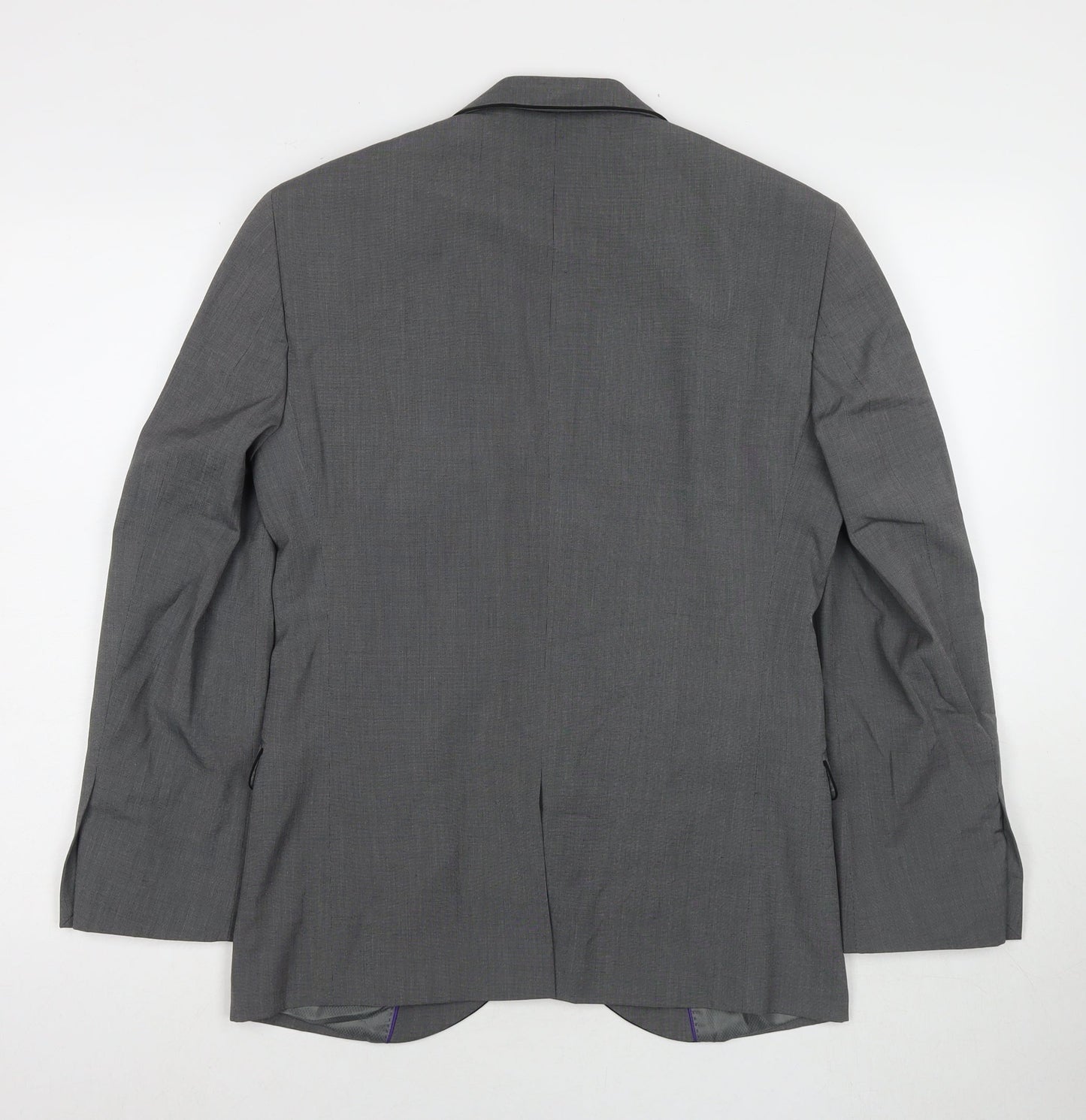 Taylor & Wright Mens Grey Polyester Jacket Suit Jacket Size 36 Regular