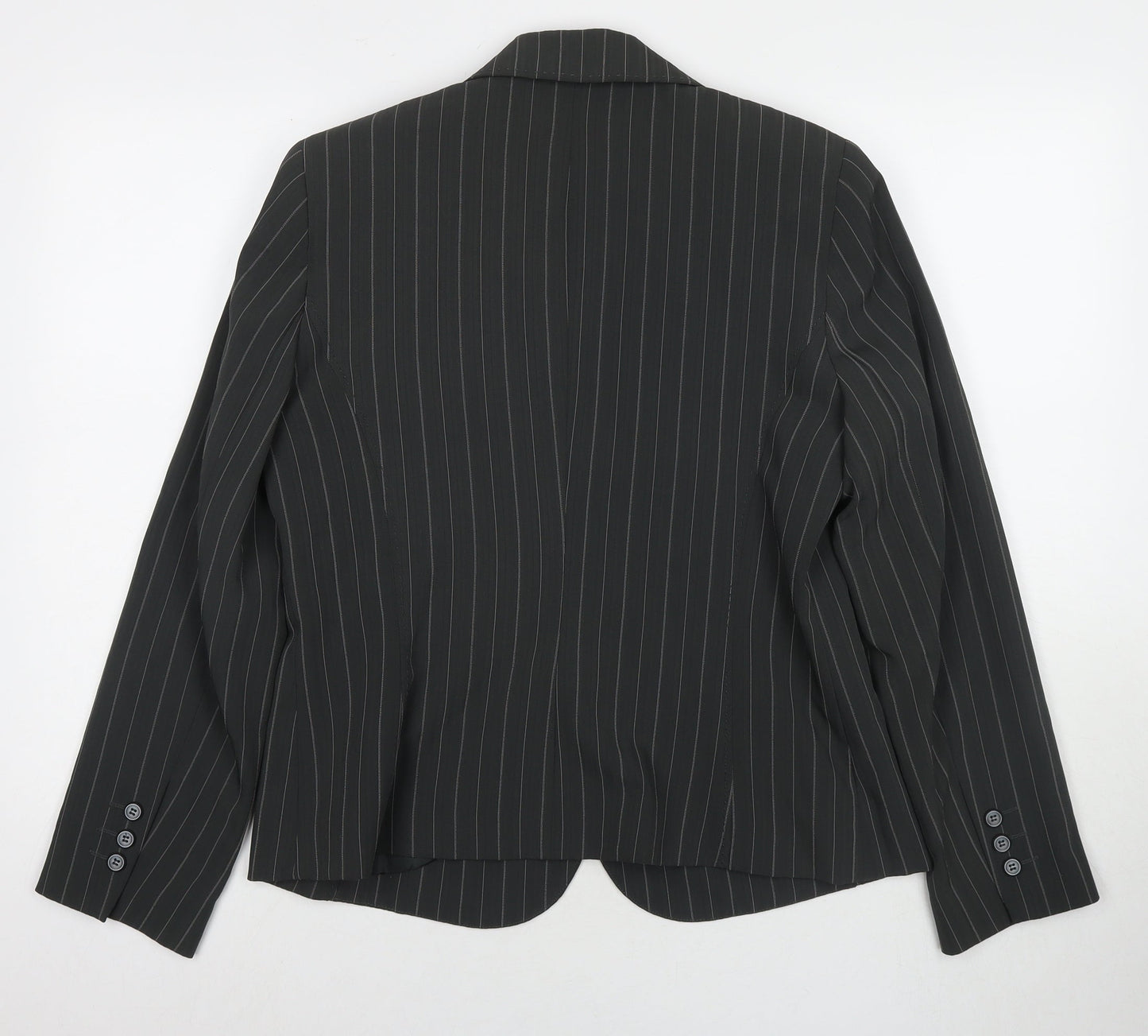 South Womens Grey Jacket Blazer Size 16 Button