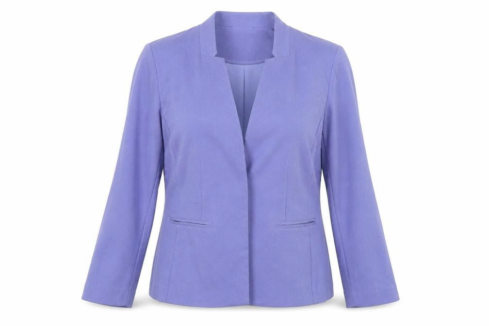 Damart Womens Purple Jacket Blazer Size 10