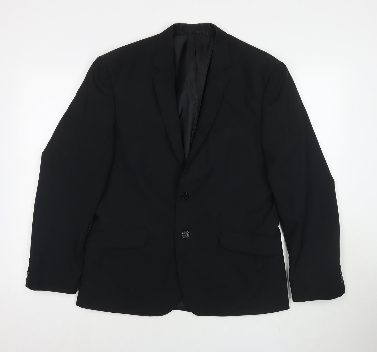 Taylor & Wright Mens Black Polyester Jacket Suit Jacket Size 40 Regular