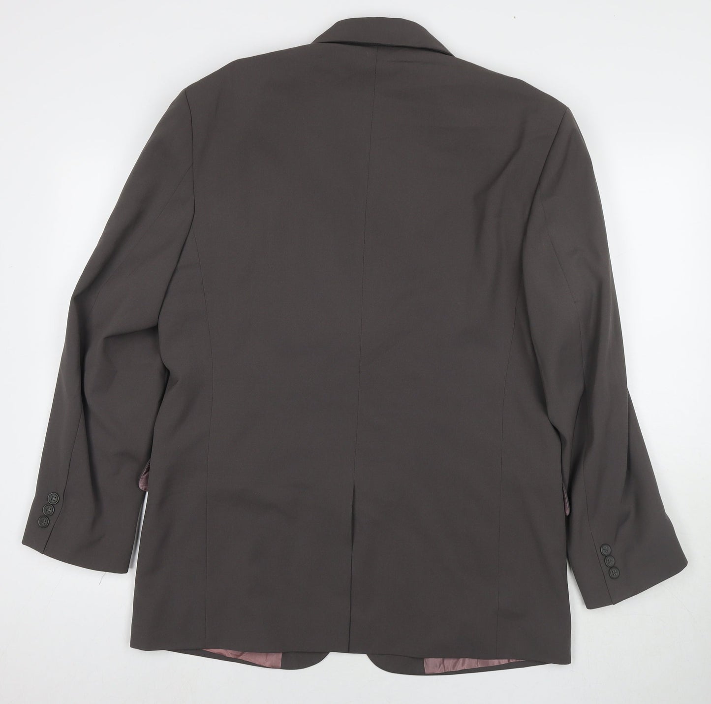 Willson Mens Brown Polyester Jacket Suit Jacket Size 40 Regular