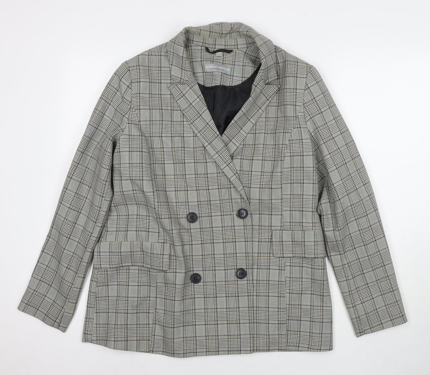 Dorothy Perkins Womens Beige Jacket Blazer Size 8 Button