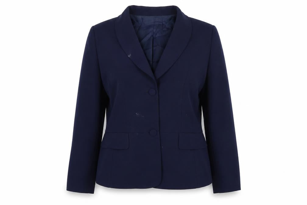 Artigiano Womens Blue Jacket Blazer Size 12 Button