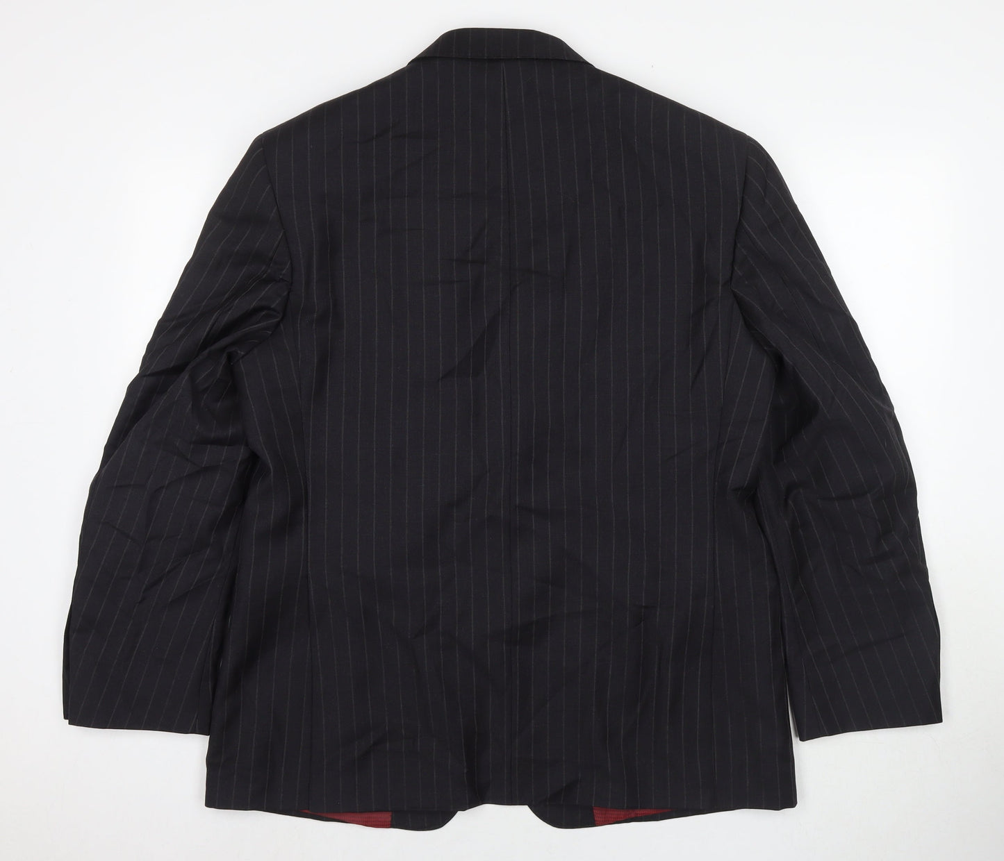 Marks and Spencer Mens Black Wool Jacket Suit Jacket Size 42 Regular