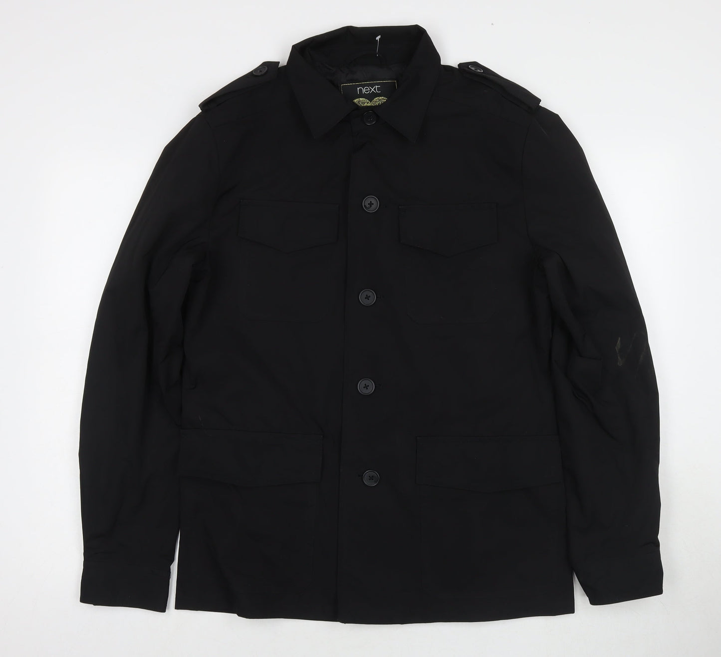 NEXT Womens Black Jacket Size M Button