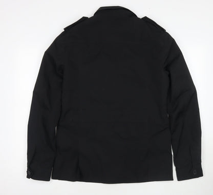 Next Womens Black Jacket Size M Button