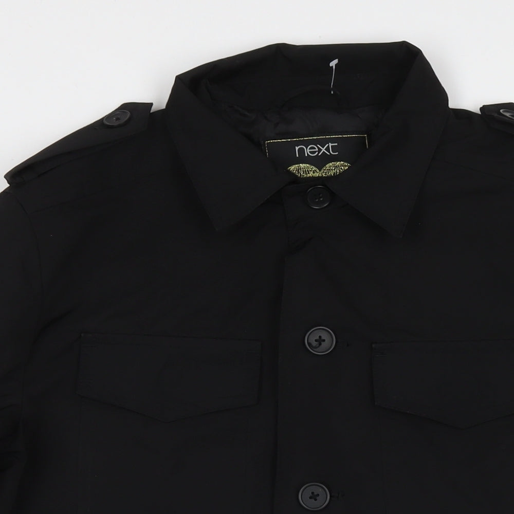 NEXT Womens Black Jacket Size M Button