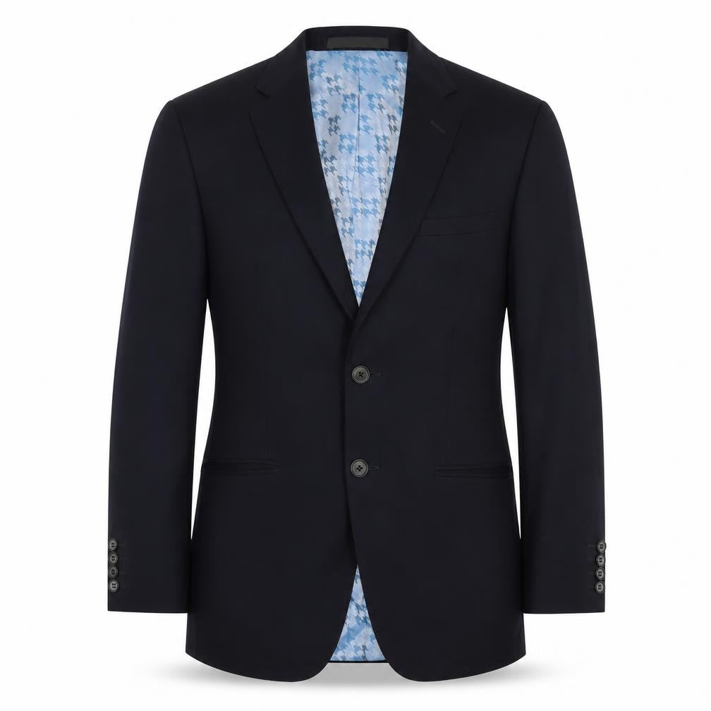 Marks & Spencer Mens Blue Wool Jacket Suit Jacket Size 38 Regular