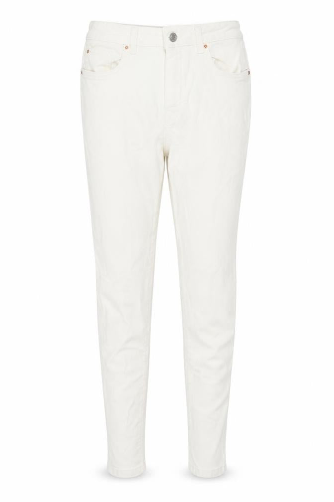 Denim & Co. Womens White Cotton Skinny Jeans Size 12 L28 in Regular Zip