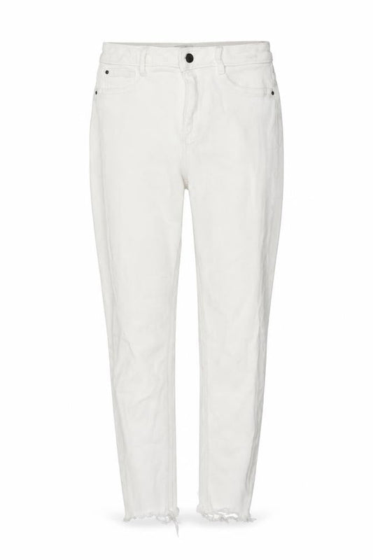 New Look Womens White Cotton Skinny Jeans Size 12 L24 in Regular Zip