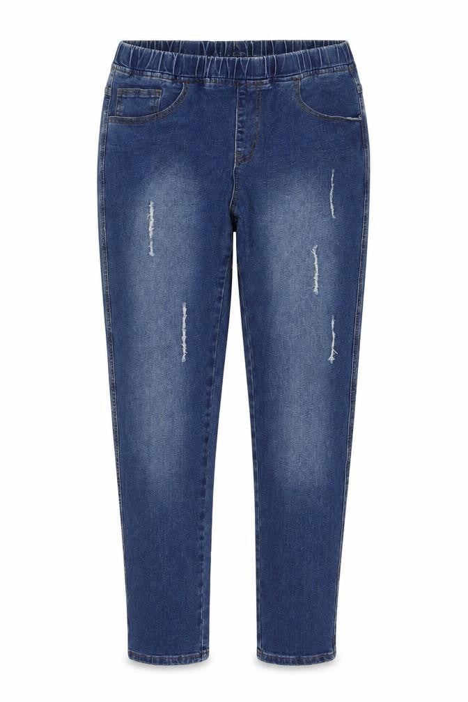 Voir Jeans Womens Blue Cotton Jegging Jeans Size L L28 in Regular Zip
