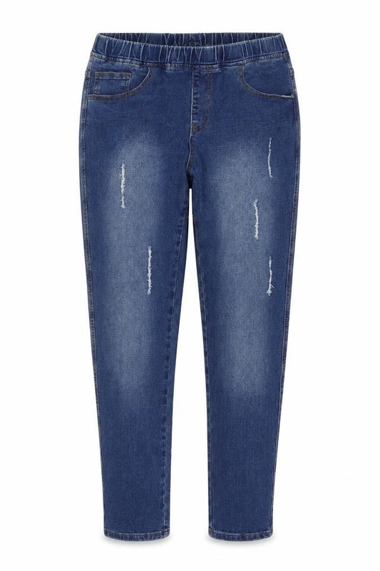 Voir Jeans Womens Blue Cotton Jegging Jeans Size L L28 in Regular Zip
