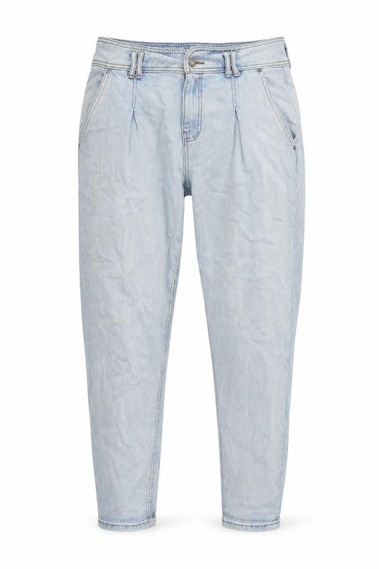 Clockhouse Mens Blue Cotton Blend Tapered Jeans Size 34 in L29 in Regular Zip