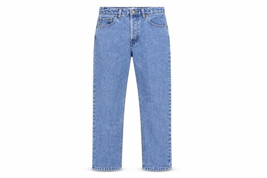 Pull&Bear Womens Blue Cotton Straight Jeans Size 23 in L26 in Regular Zip
