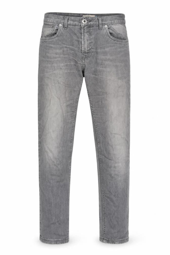 NEXT Mens Grey Cotton Blend Straight Jeans Size 33 in L29 in Regular Zip