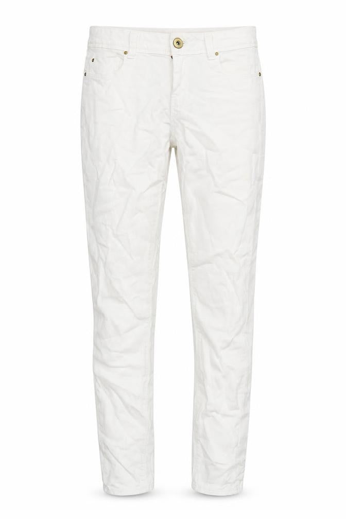 Denim & Co. Womens White Cotton Blend Skinny Jeans Size 8 L28 in Regular Zip