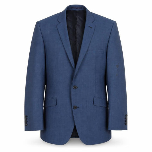 Racing Green Mens Blue Wool Jacket Blazer Size 40 Regular