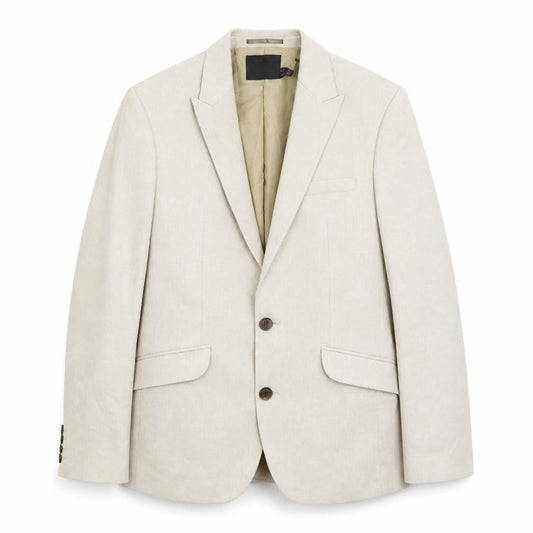 ASOS Mens Beige Polyester Jacket Blazer Size 36 Regular