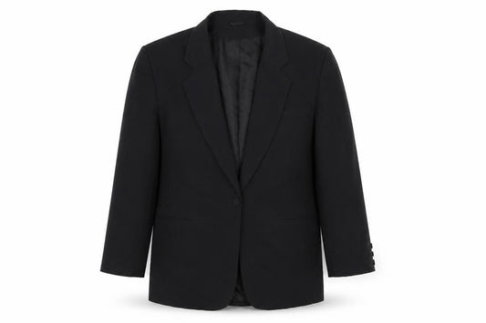 C&A Womens Black Polyester Jacket Blazer Size 14