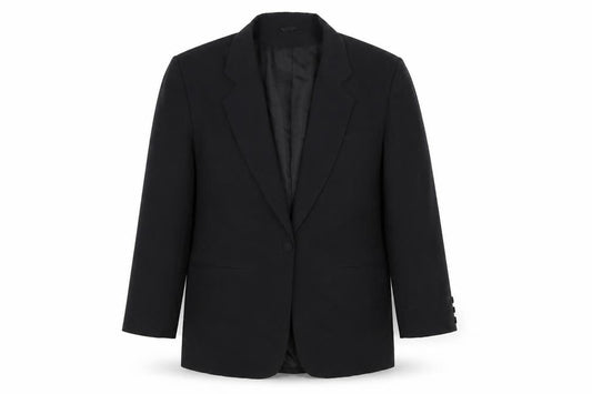C&A Womens Black Polyester Jacket Blazer Size 14