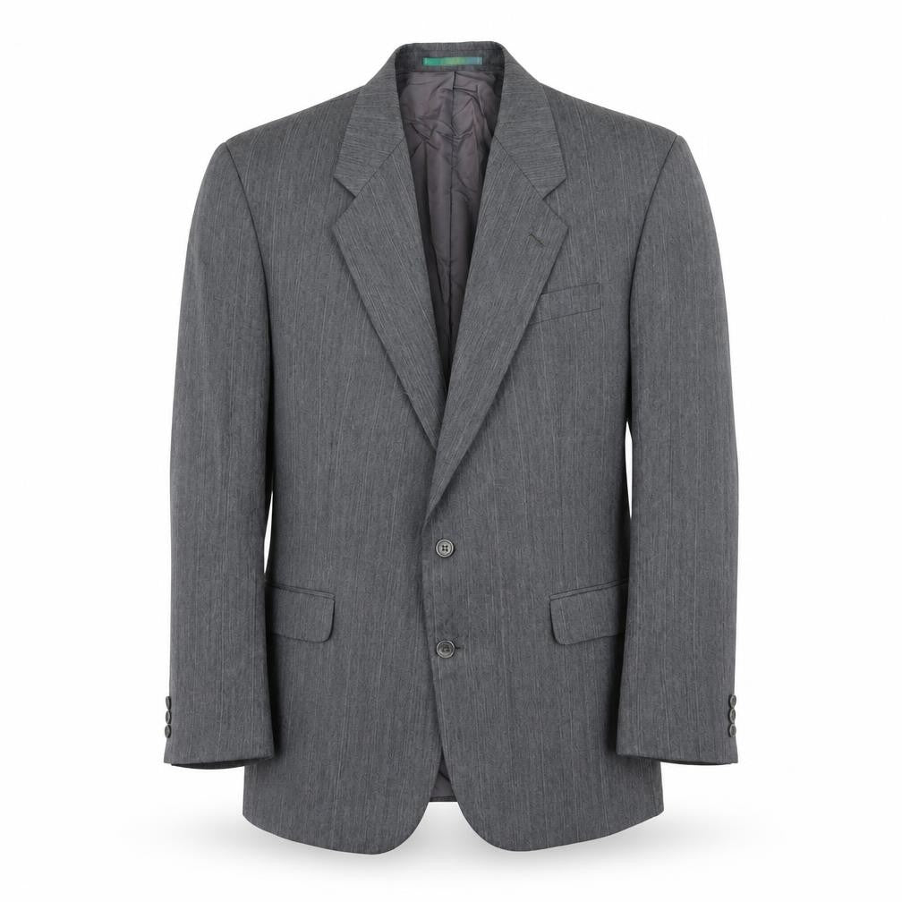 Canda Mens Grey Polyester Jacket Blazer Size 48 Regular