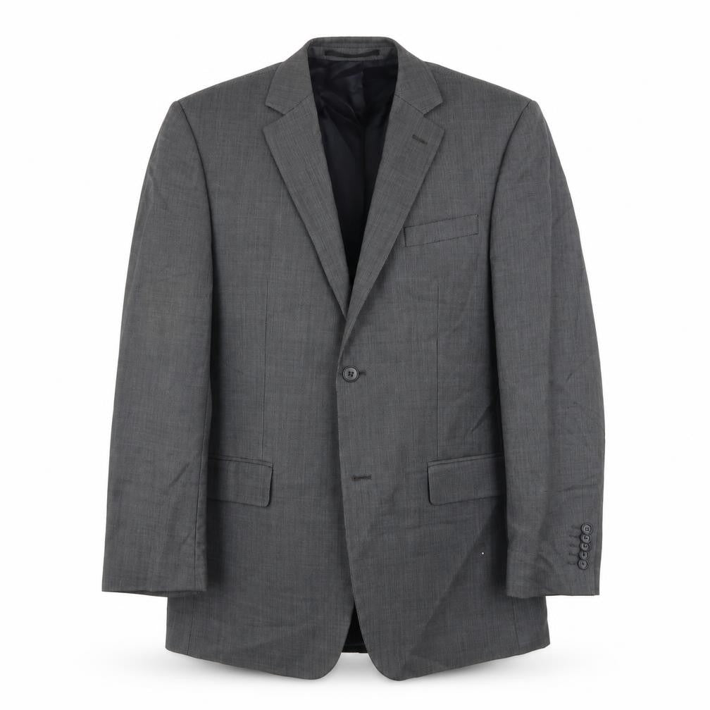 Linea Mens Grey Polyester Jacket Blazer Size 38 Regular