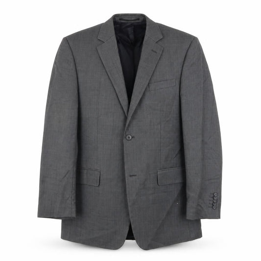 Linea Mens Grey Polyester Jacket Blazer Size 38 Regular