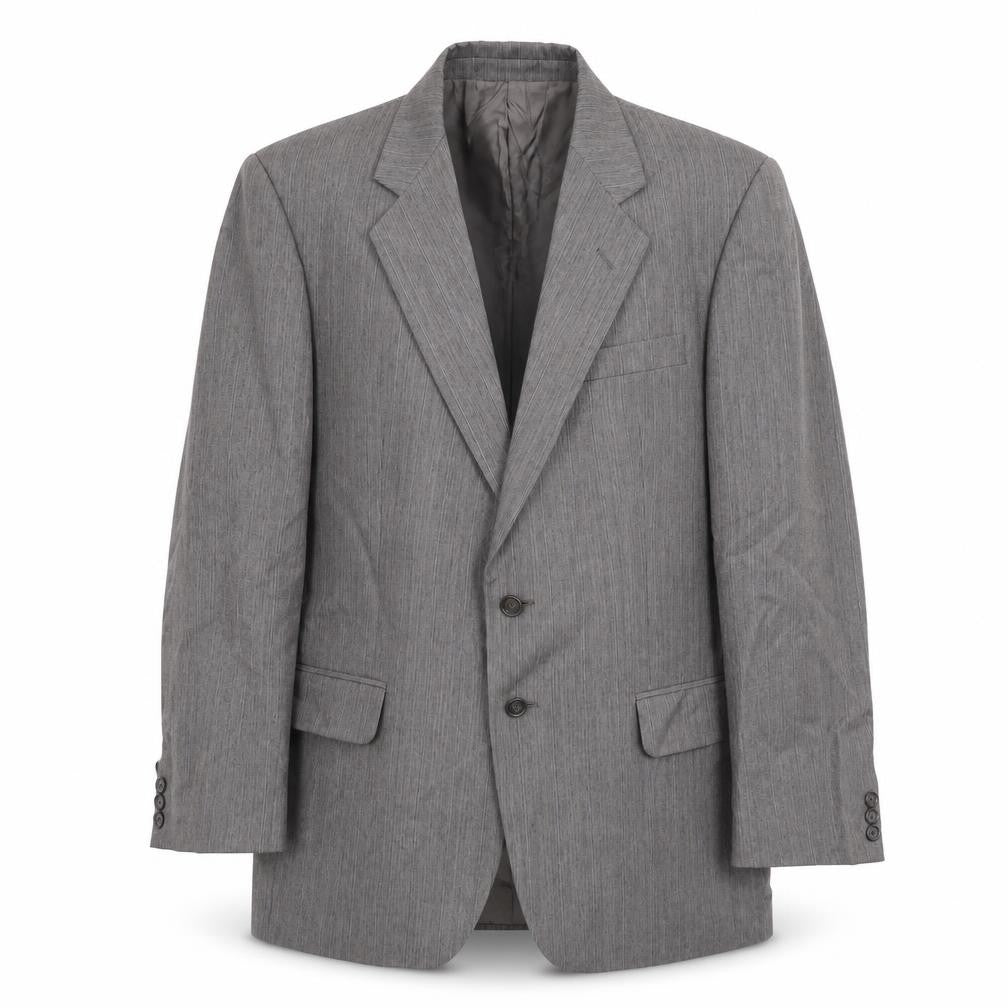 St Michael Mens Grey Wool Jacket Blazer Size 40 Regular