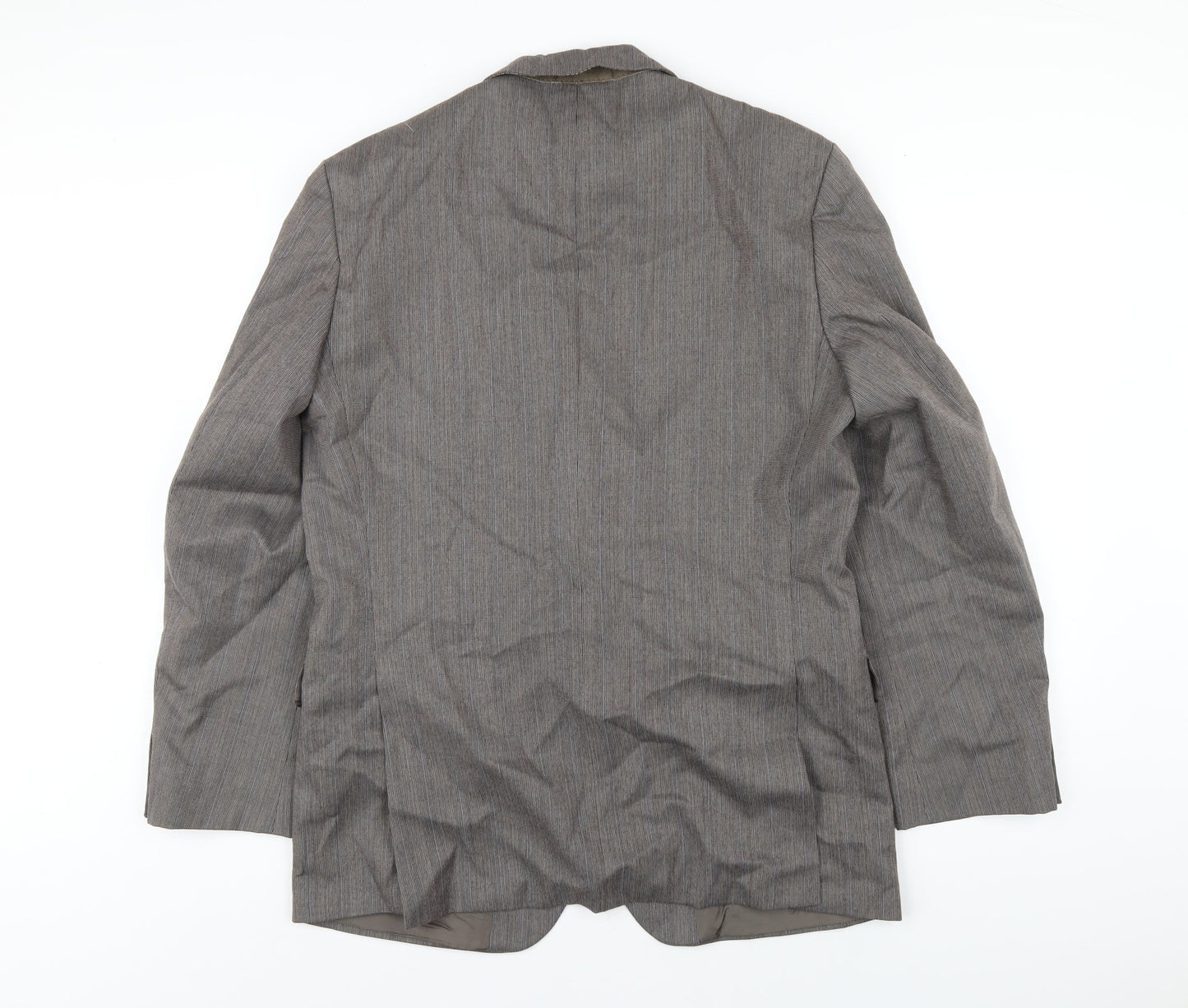 St Michael Mens Grey Wool Jacket Blazer Size 40 Regular
