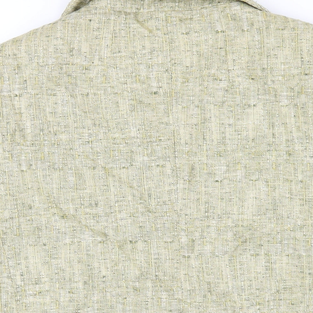 NEXT Womens Green Jacket Coat Size 12 Snap