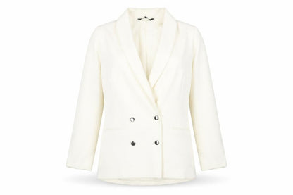 Next Womens Ivory Jacket Blazer Size 6 Button