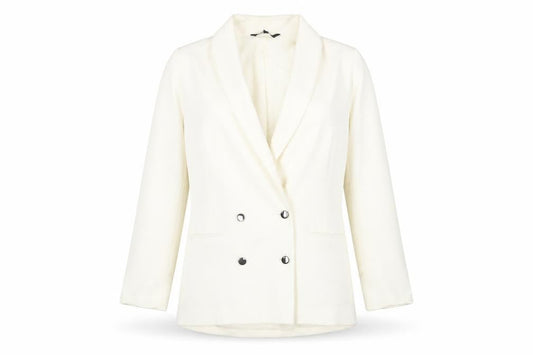 Next Womens Ivory Jacket Blazer Size 6 Button