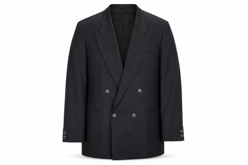Burton Mens Grey Wool Jacket Blazer Size 42 Regular