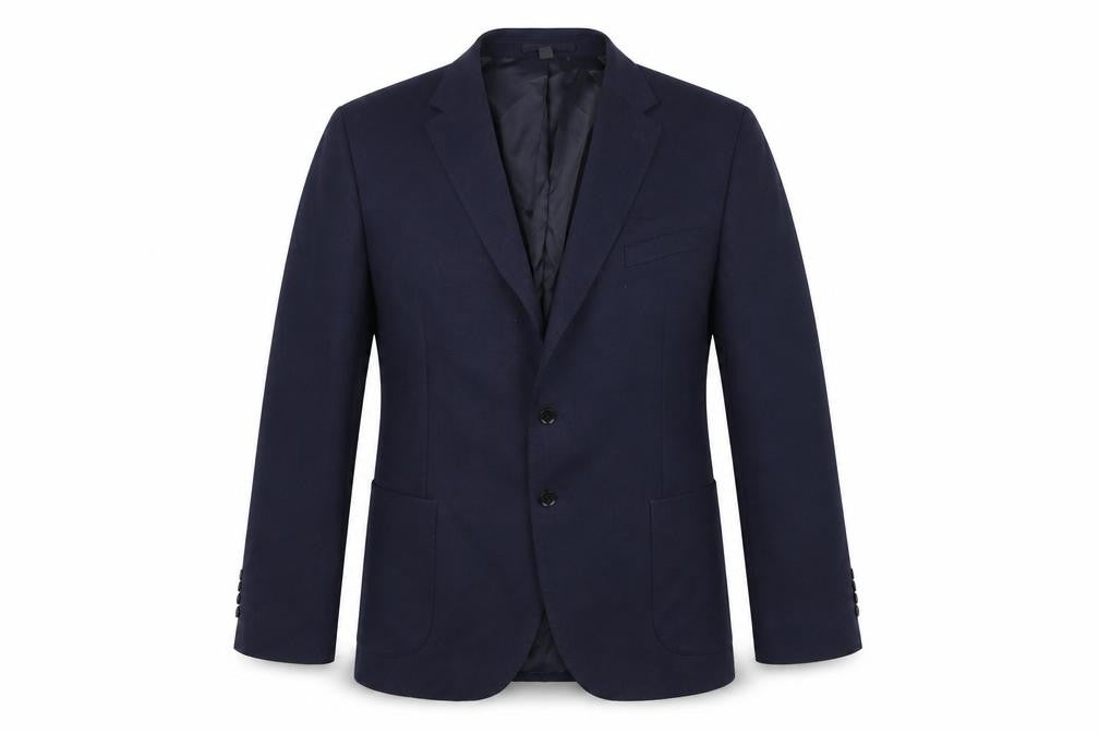 Marks & Spencer Mens Blue Polyamide Jacket Blazer Size 48 Regular