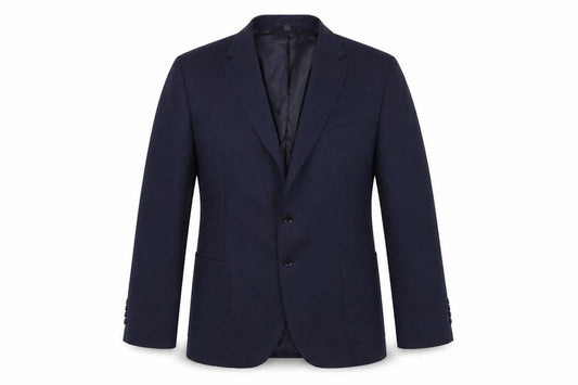 Marks & Spencer Mens Blue Polyamide Jacket Blazer Size 48 Regular