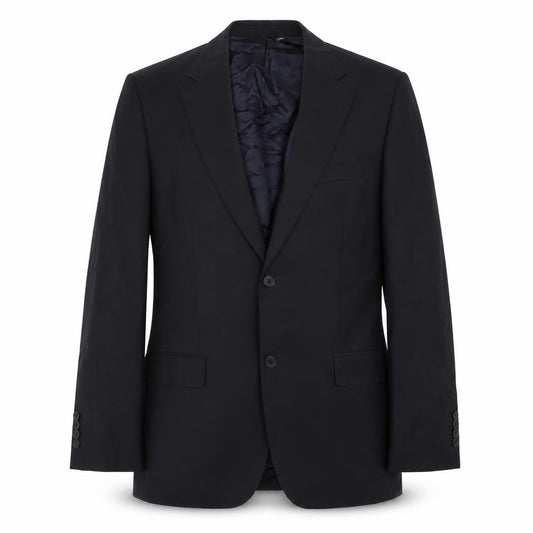 Zara Mens Blue Polyester Jacket Blazer Size 46 Regular