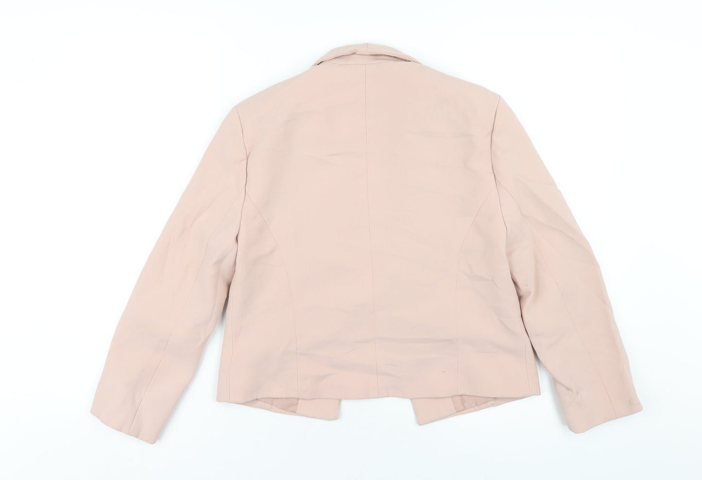 New Look Womens Pink Jacket Blazer Size 8