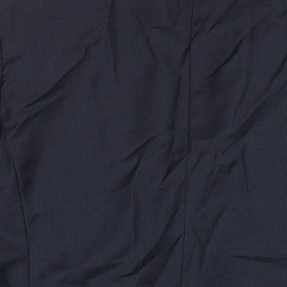 Hilton Weiner Mens Blue Wool Jacket Blazer Size 44 Regular