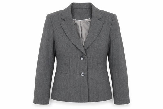 Debenhams Womens Grey Polyester Jacket Blazer Size 12