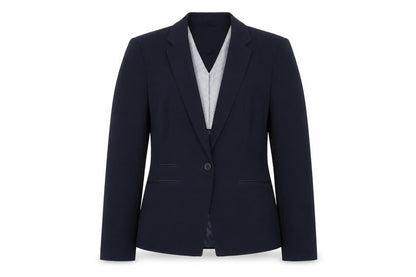 Next Womens Blue Polyester Jacket Blazer Size 10