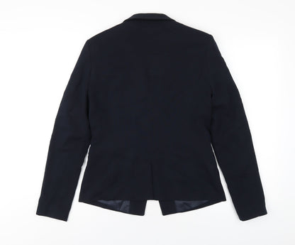 Next Womens Blue Polyester Jacket Blazer Size 10