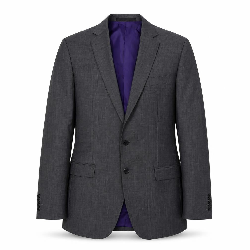 Marks & Spencer Mens Grey Polyester Jacket Suit Jacket Size 40 Big & Tall