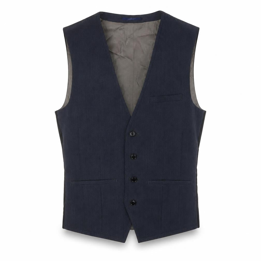 NEXT Mens Grey Gilet Waistcoat Size 36 Button