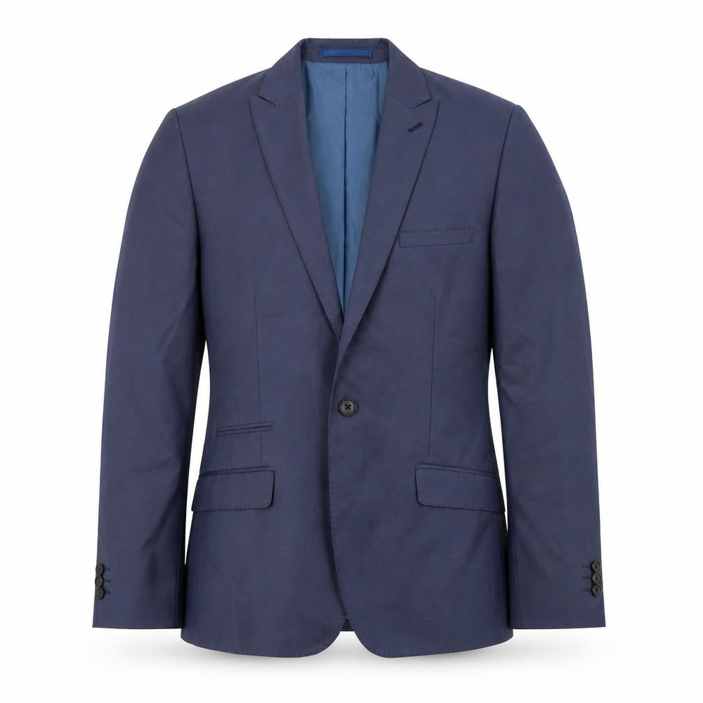 Marks & Spencer Mens Blue Polyester Jacket Suit Jacket Size 36 Regular
