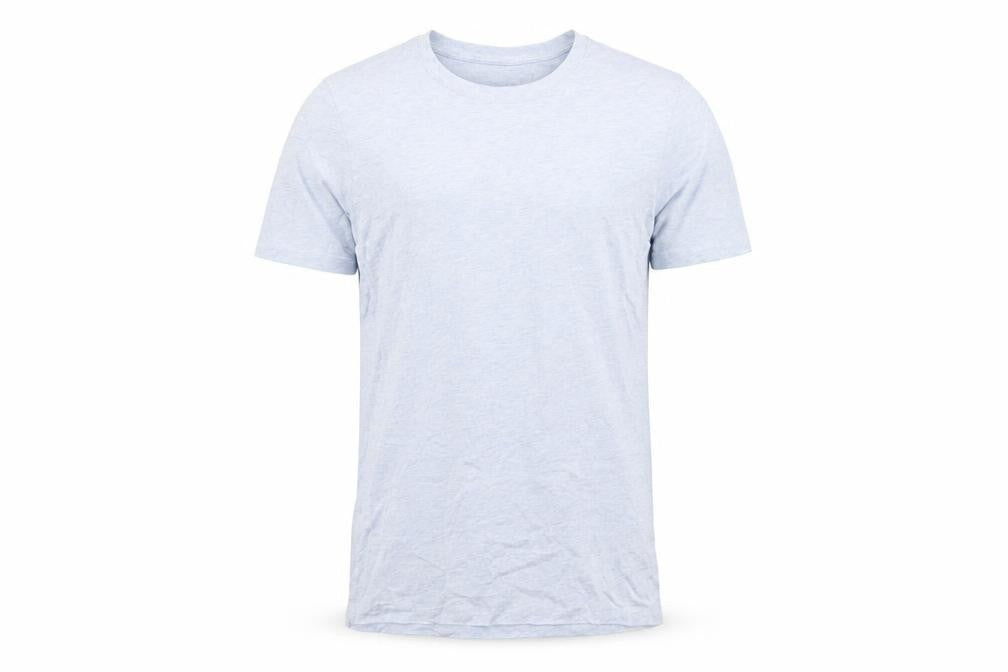 Marks & Spencer Mens Blue Cotton T-Shirt Size S Round Neck