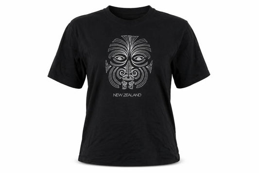 Design Apparel Womens Black Cotton Basic T-Shirt Size L Round Neck