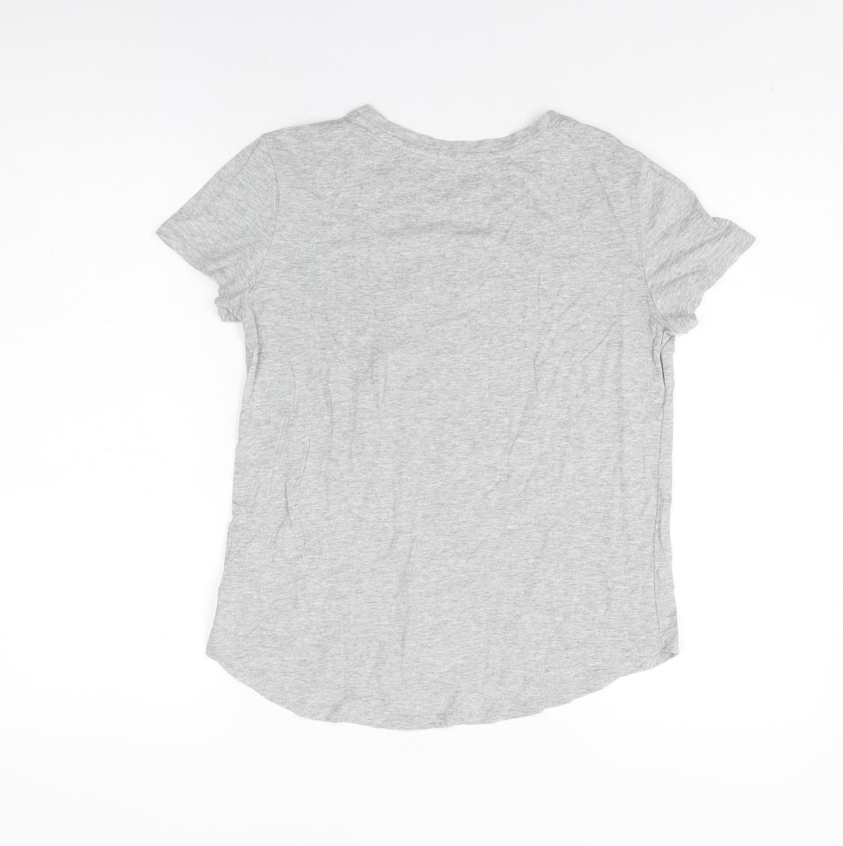 Gap Girls Grey Cotton Basic T-Shirt Size 2XL Round Neck Pullover - Star Wars