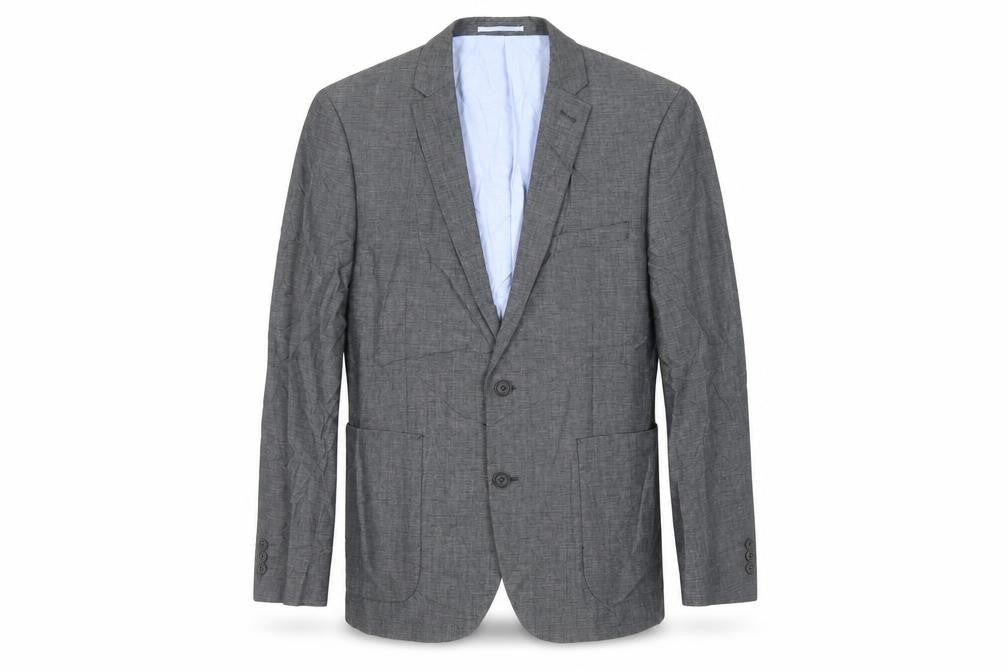 Very Mens Grey Cotton Jacket Suit Jacket Size 40 Regular