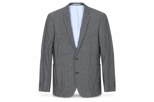 Very Mens Grey Cotton Jacket Suit Jacket Size 40 Regular